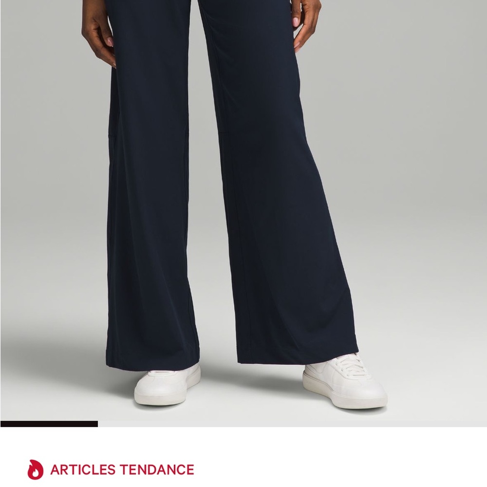 Lululemon Athletica Dark Blue Wide-Leg Pants